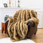 European Style Faux Fox Fur Blanket for Home Decor