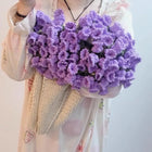 Flower Bouquet Blanket, Finished Rose Blanket, Handmade Weaving