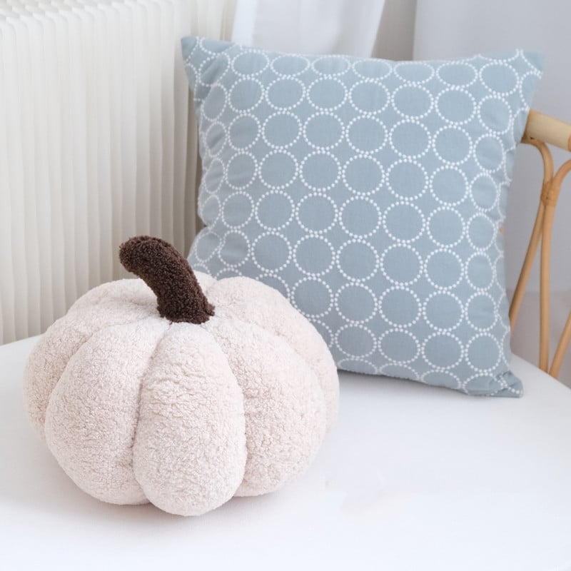 Pumpkin Shaped Caramel Cushion Pillow for Home Decor