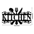 Rustic Metal Kitchen Wall Sign for Home Decor (1 Piece)