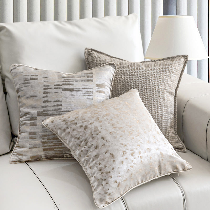Modern Simple Jacquard Sofa Cushion Pillow