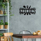 Rustic Metal Kitchen Wall Sign for Home Decor (1 Piece)