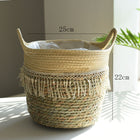 Large Woven Flower Pot Set for Nordic Home Decor