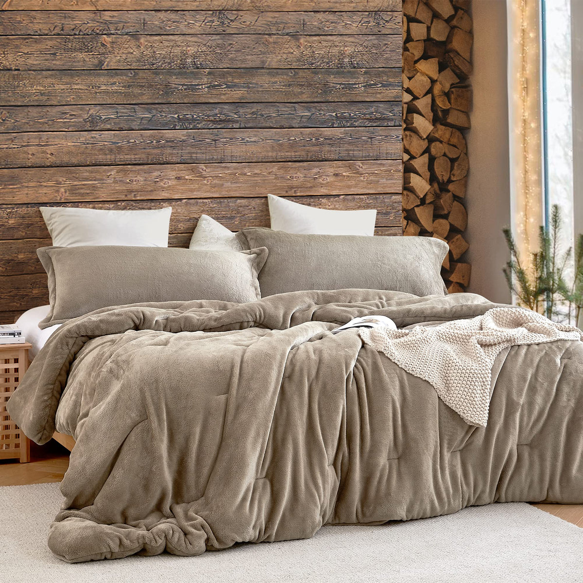 Byourbed Me Sooo Comfy - Coma Inducer® Oversized Queen Comforter Set - Winter Twig