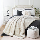 European Style Faux Fox Fur Blanket for Home Decor
