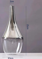 Modern Minimalist Glass Flower Vase for Home Decor