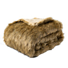 European Style Faux Fox Fur Blanket for Home Decor
