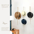 Boho Hat Organizer with Tassels for Home Decor
