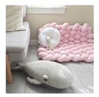 INS Handmade Twisted Cotton Floor Mat for Home Decor