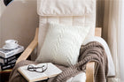 V-Shaped Knitted Pillow Cover for Home Decor