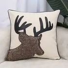 Embroidered Pillowcase (17.72 x 17.72 in) for Home Decor