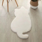 Cute Animal Shaped Fuzzy Plush Area Rug for Home Decor