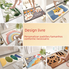 Modern Minimalist Waterproof Bath Mat for Home Use