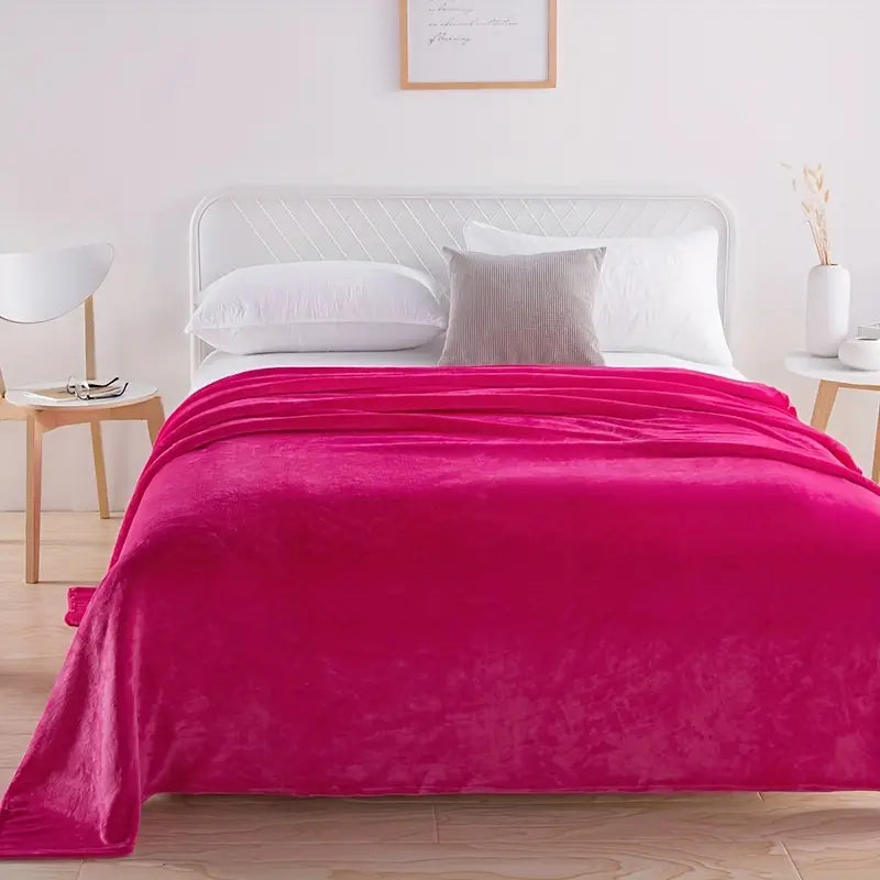 Cozy Flannel Throw Blanket