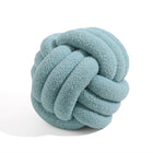 Handwoven Knotted Ball Sherpa Pillow for Home Decor