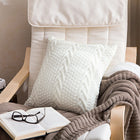 Chunky Knit Pillow Cover for Home Decor (No Insert)