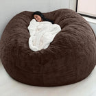 Faux Fur Bean Bag Sofa