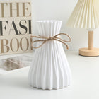 Nordic Style Durable Plastic Flower Vase for Home Decor