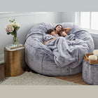 Faux Fur Bean Bag Sofa