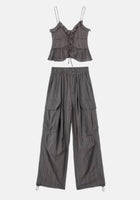 Comfy Set - Summer Women's Layered Top & Pants (One Set)