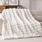 Anysay Faux Fur Throw Blanket 1000GSM