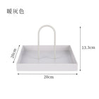 Nordic Modern Round Handle Tray for Storage and Decor