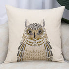 Embroidered Pillowcase (17.72 x 17.72 in) for Home Decor