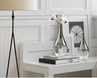 Modern Minimalist Glass Flower Vase for Home Decor