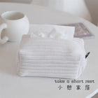 Modern Minimalist Velvet Tissue Box for Home and Office
