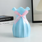 Nordic Style Durable Plastic Flower Vase for Home Decor