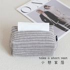 Modern Minimalist Velvet Tissue Box for Home and Office