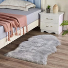 Stylish Geometric Faux Fur Rug for Home Decor (2 Sizes)