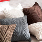 V-Shaped Knitted Pillow Cover for Home Decor