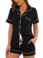 Aerenzo Womens Pajamas Button Down PJs Cotton Sleepwear for Women Soft and Comfy XS-XXL