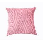 V-Shaped Knitted Pillow Cover for Home Decor
