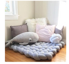 INS Handmade Twisted Cotton Floor Mat for Home Decor